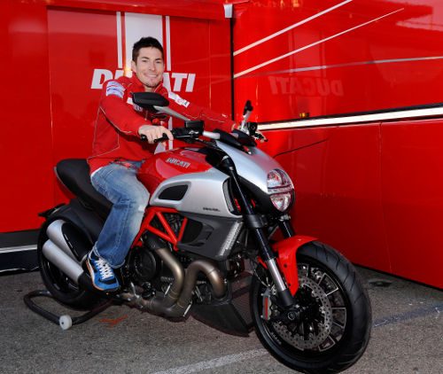 Hayden & Ducati Diavel