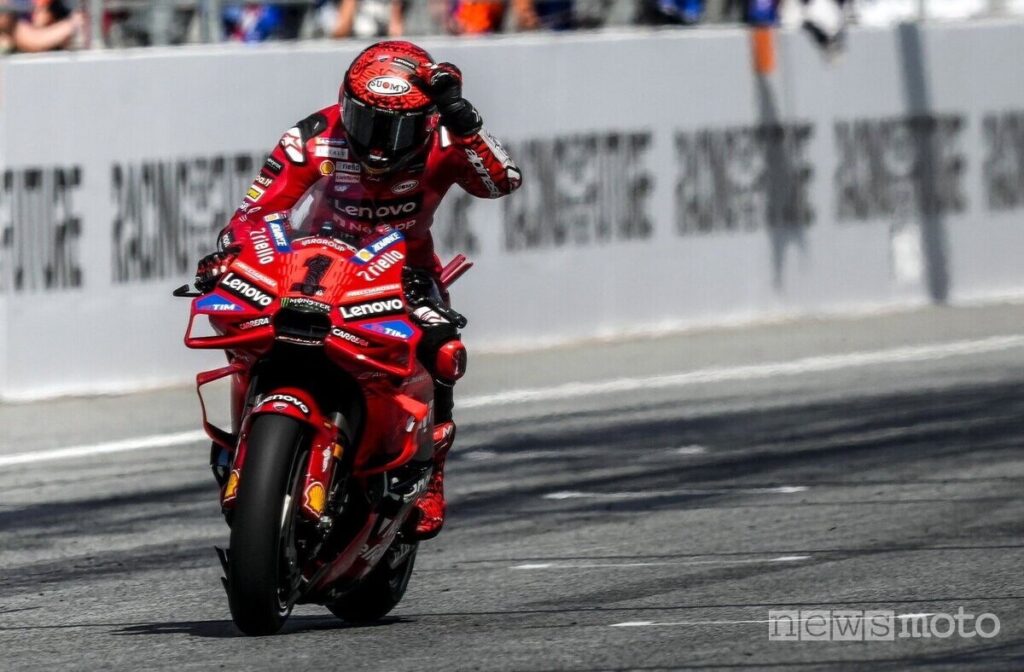 Bagnaia vince il GP d'Austria